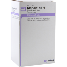 KLARICID PED 250 MG 60 ML, Clarithromycin