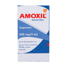 AMOXIL SUSP 500 MG 5 ML 75 ML, AMOXICILLIN