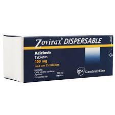 Zovirax 400mg 35 Tabs Dispersible, Acyclovir