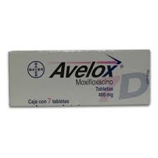 Avelox 400mg 7 Tabs, Moxifloxacino