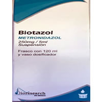 Generic Flagyl (Biotazol) 250mg Susp. 100 ml, Metronidazole