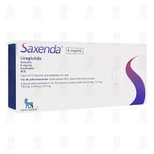 SAXENDA 6mg/ml SOL INY PLUM 3X3 mg, Liraglutide